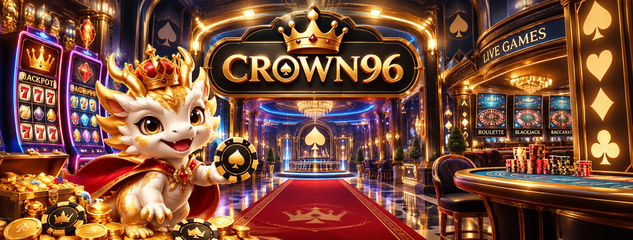 CROWN96 casino lobby