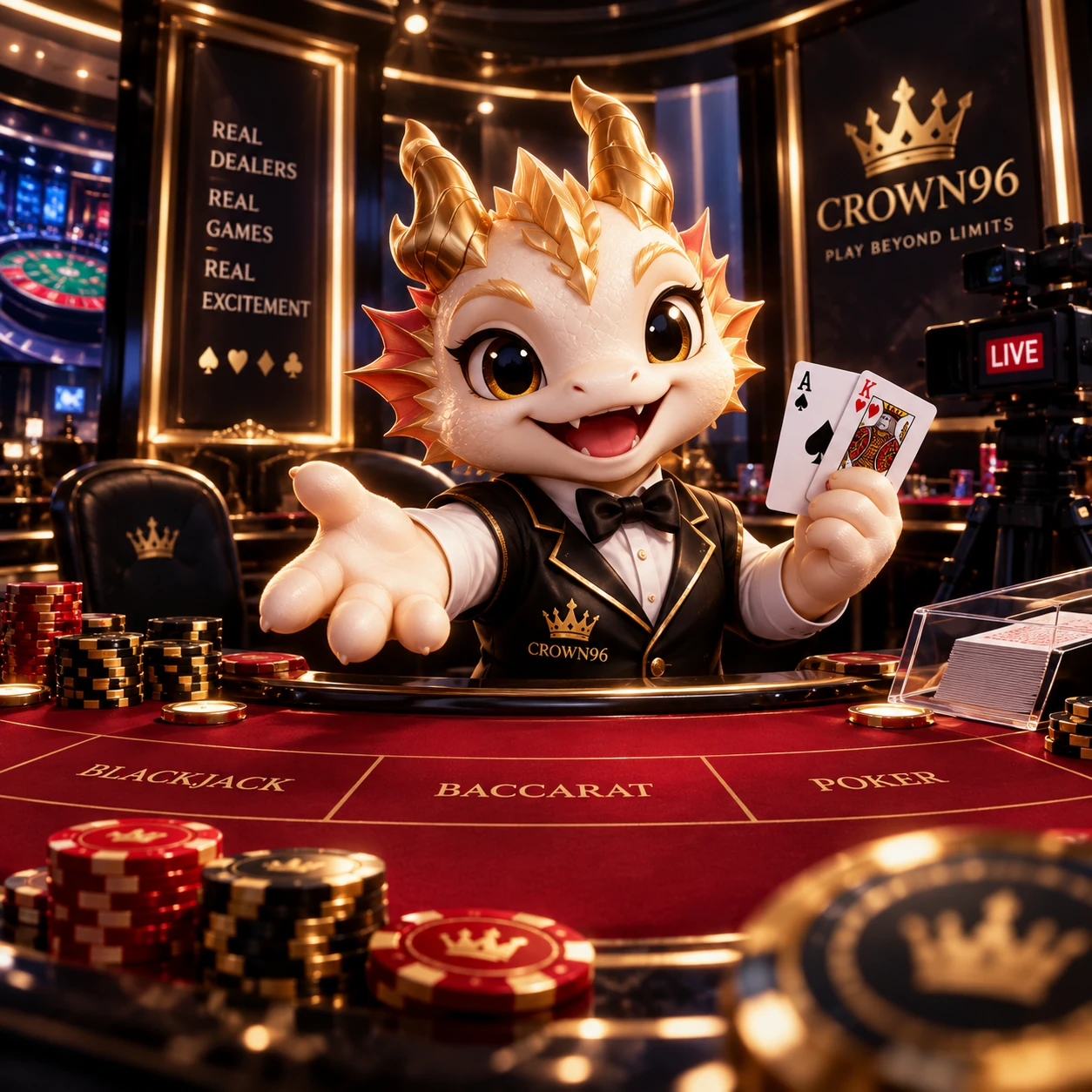 CROWN96 live casino tables