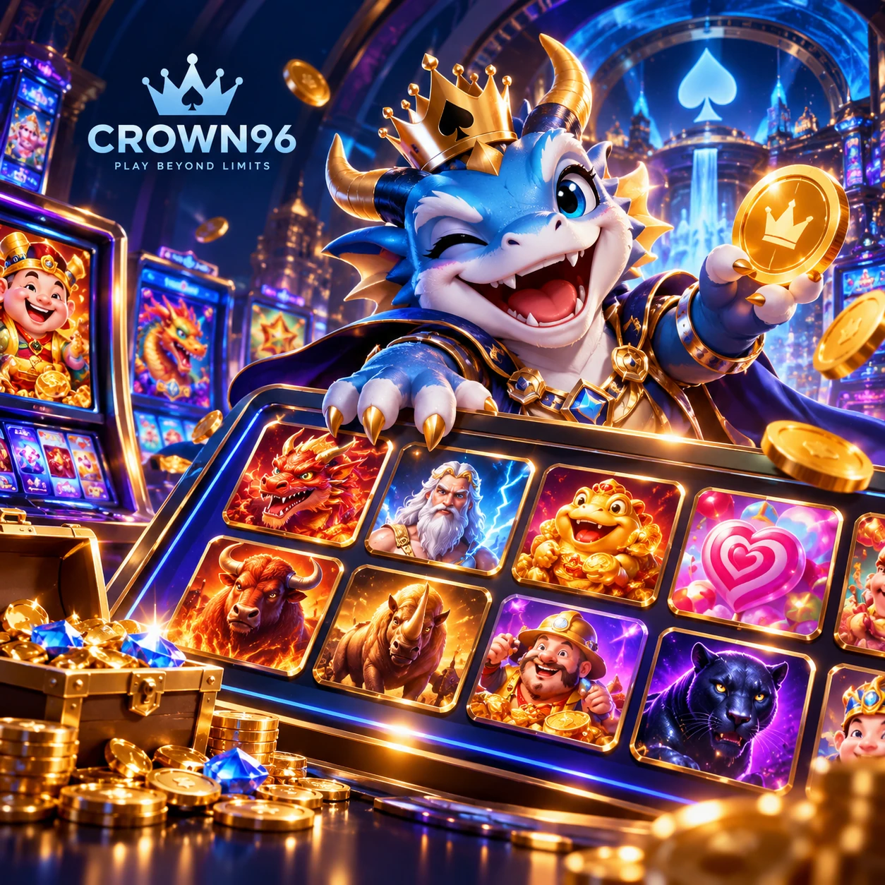 CROWN96 online pokies collection