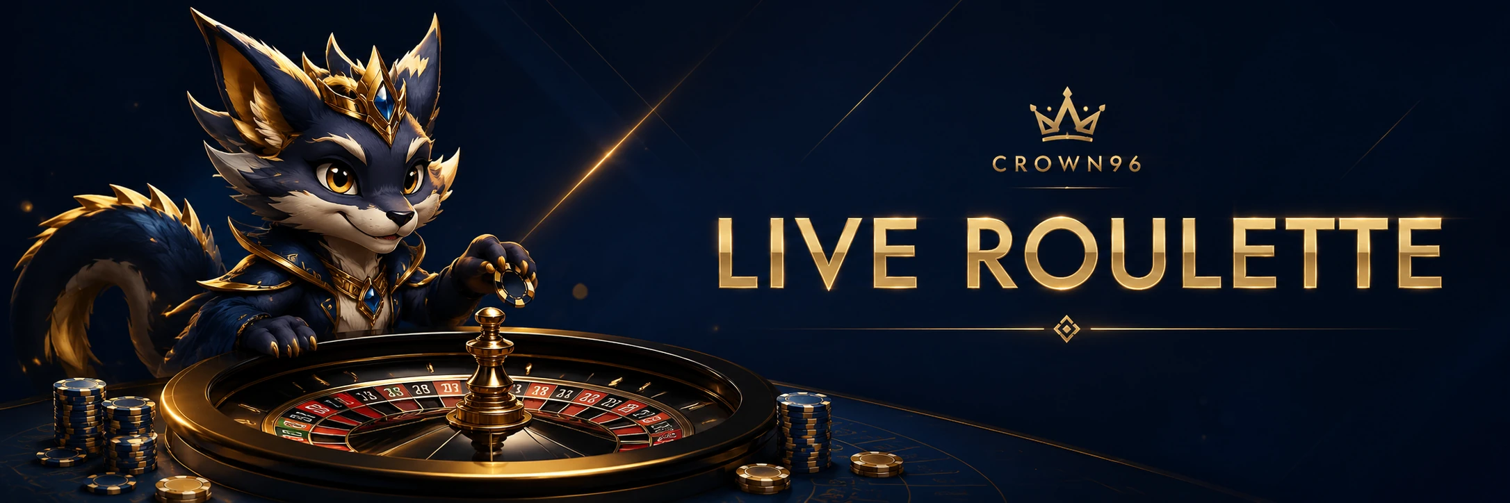 CROWN96 live roulette visual