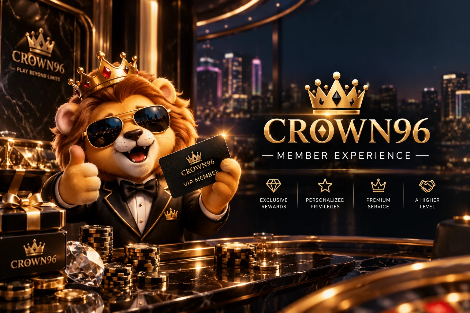 CROWN96 member experience visual