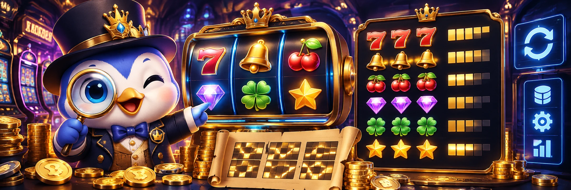 Pokies mechanics and paytable