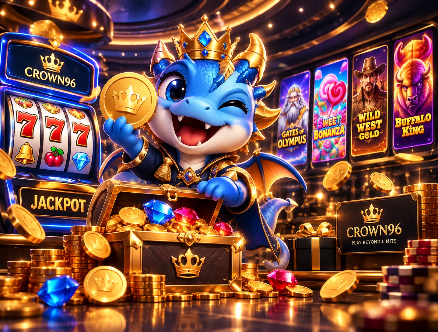 CROWN96 pokies promotion